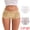 Yellow, White, Gray, variant on DARING DIVA Women's High-Waisted Extended Crotch Panties 3 Pcs L Yellow, White, Gray