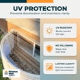 thumbnail image 4 of Window Well Supply "Just Cover It" Clear Polycarbonate Window Well Cover, Basement Window Well Covers, UV Resistant & Protects Against Debris, Optimal Light - Window Well Covers Outside (40"W x 19"L), 4 of 6