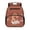Brown Capybara Print, variant on Pink Bee Daisy 13.5 Inch Kids Preschool Backpack for 3-6 Years Old Toddlers Water Resistant Breathable School Bag with Adjustable Straps Side Pockets for Kindergarten