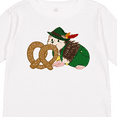 thumbnail image 4 of Inktastic Cute Hedgehog with Pretzel Boys or Girls Long Sleeve Toddler T-Shirt, 4 of 5