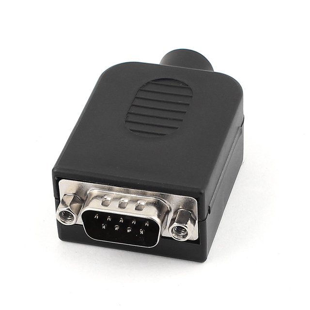 Adaptador de terminal macho DB9 de 9 pines DB9-G9 estable con caja
