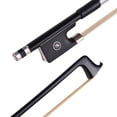thumbnail image 3 of Carbon Fiber 4/4 Full Size Violin Fiddle Circle Style Bow Ebony Frog, 3 of 7