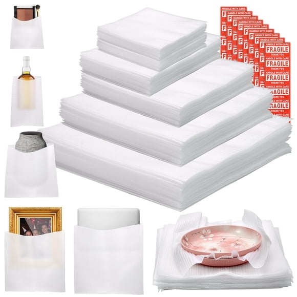 Paquete de 100 bolsas de espuma VIOBEPASS con forma de cojín