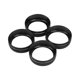 thumbnail image 2 of 4pcs AC Switch Ring Aluminium Alloy Stylish Rustproof Center Console Button Cover Replacement for Tacoma 2016?2022 Black, 2 of 5