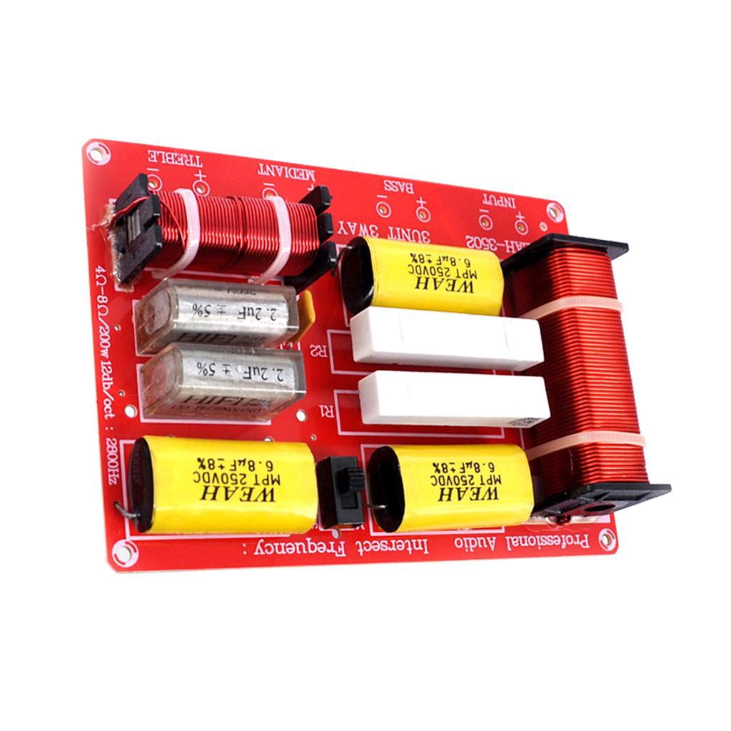 Audio Filter Unit Speaker Audio Divider 3 Unit Crossover Filters 250W for Car Home Audio ...