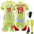 thumbnail image 1 of Boys Girls Kids GAVI 9# MORATA 7# LAMINE YAMAL 19# Soccer Football Jersey, 1 of 2