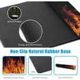 thumbnail image 5 of Fire Flames Large Gaming Mouse Pad,Waterproof Desk Mat for Desktop,Non-Slip Rubber Base Mousepad with Stitched Edges for Laptop Office and Home 35.4X15.7 Inch, 5 of 6