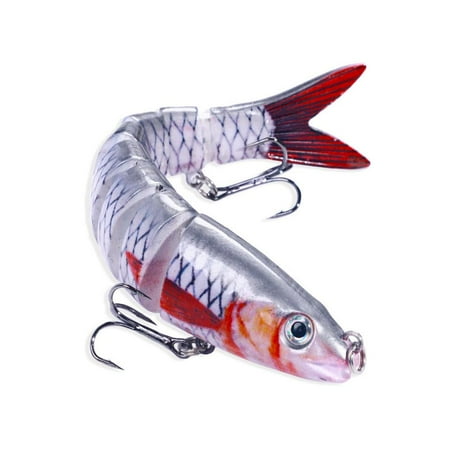Clearance! Multi Jointed Fishing Lures Sinking Wobblers Swimbait Hard Bait New V5 σ■ х☆ ю( C5N4