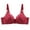 Red, variant on Women's Underwire Bra, Comfort T-shirt Bra, Front-close Bra(Grey,38/85)