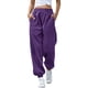 thumbnail image 1 of Pantalones de yoga de cintura alta con bolsillos para mujer - Tejido de poliéster, tallas S-XXL - Elásticos y cómodos para hacer ejercicio y para llevar de forma informal, 1 of 7
