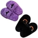 thumbnail image 2 of Sonducket Zapatillas de espuma viscoelástica con cara divertida de 25CM, suela impermeable antideslizante, zapatos de casa de murciélago de calabaza de Calzado Violeta, 2 of 6