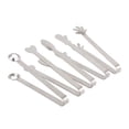 thumbnail image 3 of keepw Food Tongs Stainless Steel Party Cooking Ice Cube Kitchen Clips Bar Barbecue Dessert Cafe Restaurant Diner Tong Cookware Type 3, 3 of 6