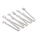 thumbnail image 3 of Injueey Pinzas para comida de acero inoxidable para servir pan, Clips de cocina, barra reutilizable para asar, Picnic, cafetería al aire libre, Cocina y Comedor tipo 4 Injueey HA065156-04, 3 of 6