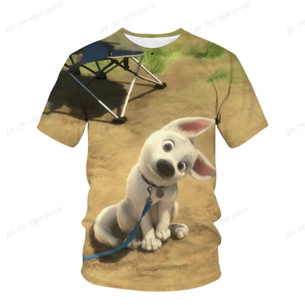 Camiseta informal con estampado 3d de Lightning Dog Bolt para niños y niñas, gran oferta, camiseta de manga corta Unisex con dibujos animados para niños 90 zhangmengya CONDUJO