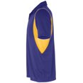 thumbnail image 4 of Holloway Sportswear 2XL Integrate Polo Purple/Light Gold 222547, 4 of 6
