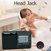 XHDATA D-328 Portable DSP Small Stereo Radio FM/AM/SW MP3 Player Support TF Card Rechargeable Battery Earphone Jack