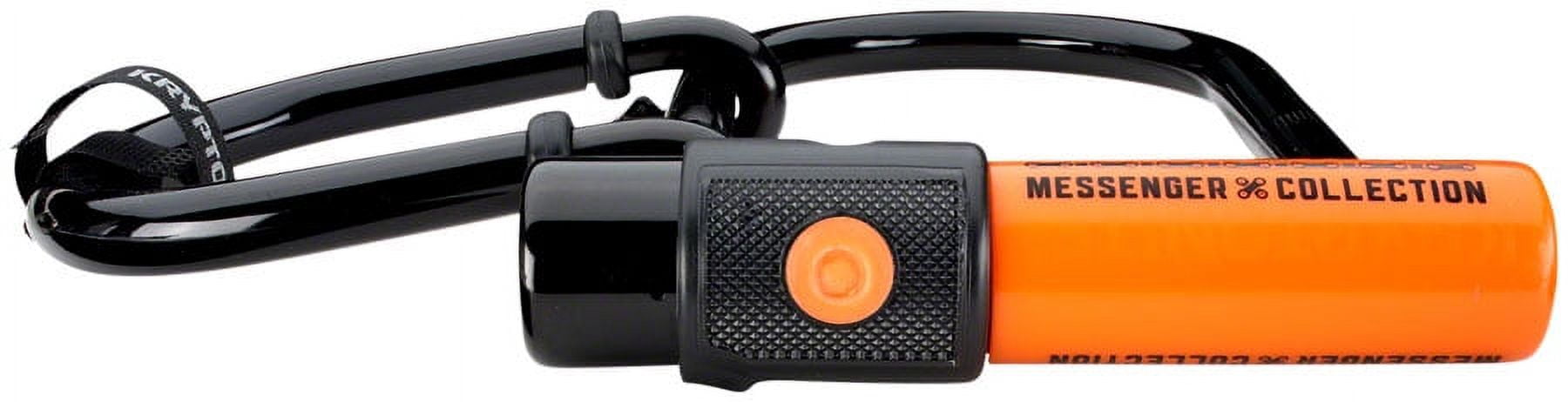 Kryptonite Messenger Mini Plus U-Lock 3.75 x 6.5" Black
