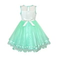thumbnail image 2 of Girls Dress Unicorn Pageant Holiday Green Tutu Princess 6 Years, 2 of 6