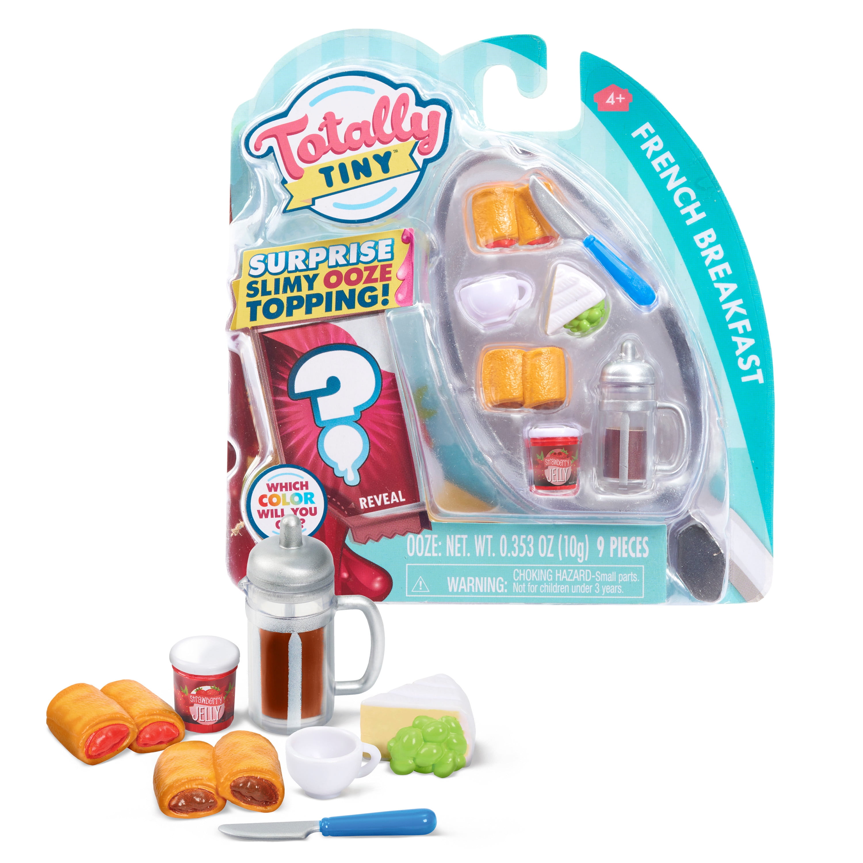 Totally Tiny Fun with Food Sets, French Breakfast, Kids Toys for Ages 4 up