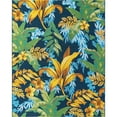 thumbnail image 1 of Unique Loom Outdoor Modern Bohemian Coastal Rug 7' 10 x 10' Rectangle Blue/Gold, 1 of 1