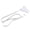 White, variant on Yajisi Double Sided Scale Body Waist Tape Accurate Head Hips Legs Retractable Measure Tapecm, 10 inches / 25.4 cm
