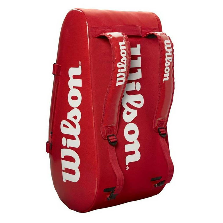Wilson Super Tour (Red) (6-Pack) Racquet Bag · RacquetDepot
