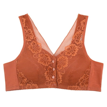

LEEy-World Lingerie for Women Underwear for Women Push Up Adjustable Bra Tube Top Sagging Plus Size No Wire Underwear Caramel 44/100