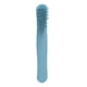 thumbnail image 3 of Cepillo de pelo portátil de viaje, peine de masaje de silicona flexible, cepillo desenredante para el cabello Azul, 3 of 9