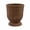 Brown, variant on ValHome 12 Inch Brown Woven Resin Urn Planter with Pedestal Base - Decorative Indoor Floor Basket Planter Cover for Faux Plants or Inner Pots, Living Room, Entryway, Farmhouse Home Decor