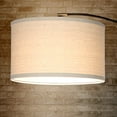 thumbnail image 6 of Brightech Logan Arc Standing Floor Lamp with LED Bulb and Drum Shade, Black, 6 of 10
