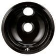 Range Kleen P139402XCD5 Style B Heavy Duty Black Porcelain Drip Pans, 2