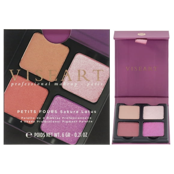Paleta de sombras de ojos Petits Fours - Sakura Lotus de Viseart Paris para mujeres - Sombra de ojos de 0,21 oz