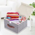 thumbnail image 1 of Caja de almacenamiento de tela Octpeak para ropa Juguetes Libros gris, 1 of 3