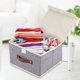 thumbnail image 1 of Tela Plegable Ropa Caja de Almacenamiento Inicio Armario Ropa Libros Ni?os Juguetes Organizador(Gris) Unbranded JY01782-01, 1 of 3