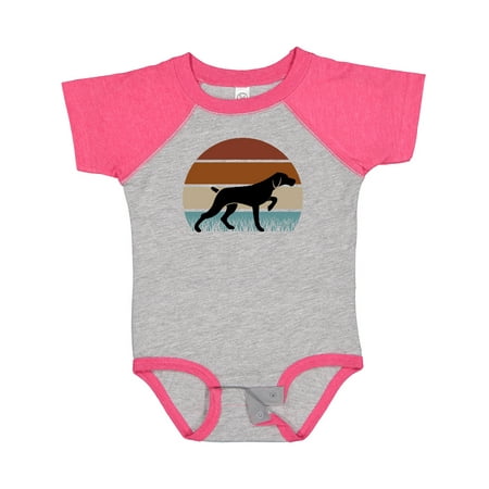 

Inktastic Hunting Dog Retro Sunset Boys or Girls Baby Bodysuit