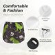 thumbnail image 4 of Balery Dinosaur Skeleton Pantalones cortos deportivos para mujer con forro y dos bolsillos, elásticos, para entrenamiento, gimnasio, yoga-Large, 4 of 7