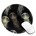 thumbnail image 2 of Disketp Jellyfish Small Mouse Pad 7.9x7.9 Inches,Washable Round Mousepad For Office Laptop Computer,Non-Slip Rubber Base Mouse Pads For Wireless Mouse, 2 of 9