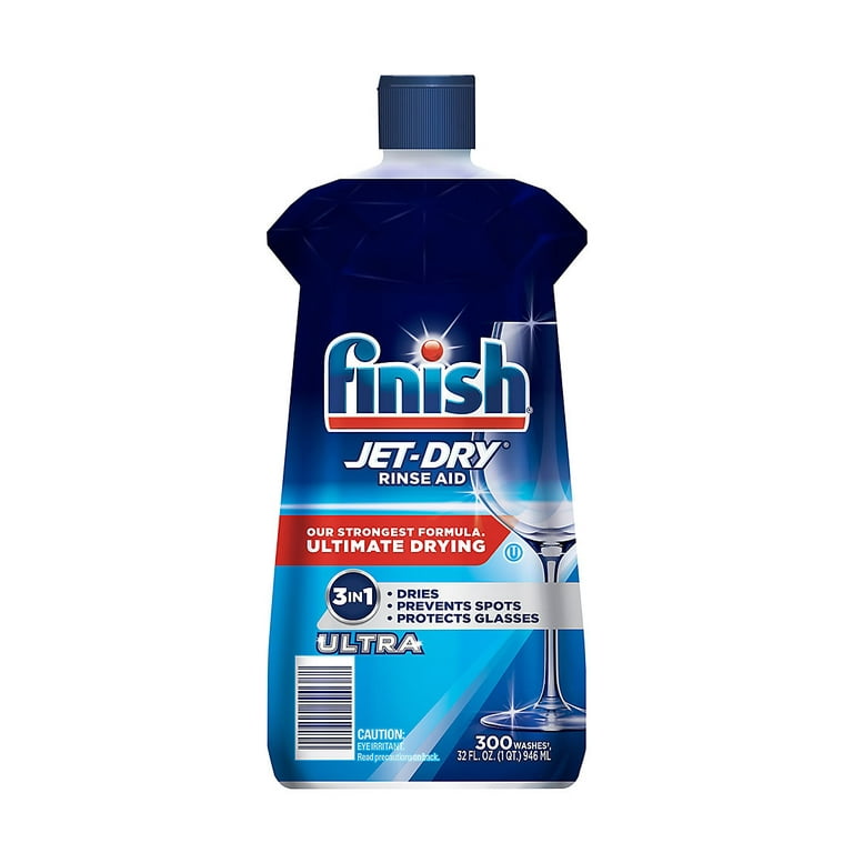 Finish® Jet-Dry 3in1 Dishwasher Rinse Aid
