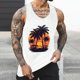 thumbnail image 5 of Camisetas de Tanque de los Hombres Tanque de los Hombres Incolor Gradiente de Impresión Cuello Redondo Correa Delgada Fuga Atrás Regular Casual Deportes Blusas de Tanque, 5 of 5