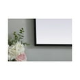 thumbnail image 6 of Elegant Decor Metal Frame Arch Mirror 33x24 Inch in Black, 6 of 9