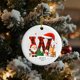thumbnail image 1 of Adornos navideños con letras del alfabeto | 26 colgantes decorativos | Decoración navideña personalizada para hacer tú mismo, 1 of 6
