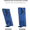thumbnail image 4 of for Samsung Galaxy Note 20 Ultra Case, with Kickstand Slide Camera Cover, Support Wireless Charging, Hybrid Armor Hard Cover Heavy Duty Luxury Case for Galaxy Note 20Ultra (Note20Ultra,Dark Blue), 4 of 18