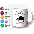 thumbnail image 3 of Musician Mug White 11oz - Neighbors Listen to Good Music - Piano Player Pianist Artist Musician Music Lover, 3 of 7