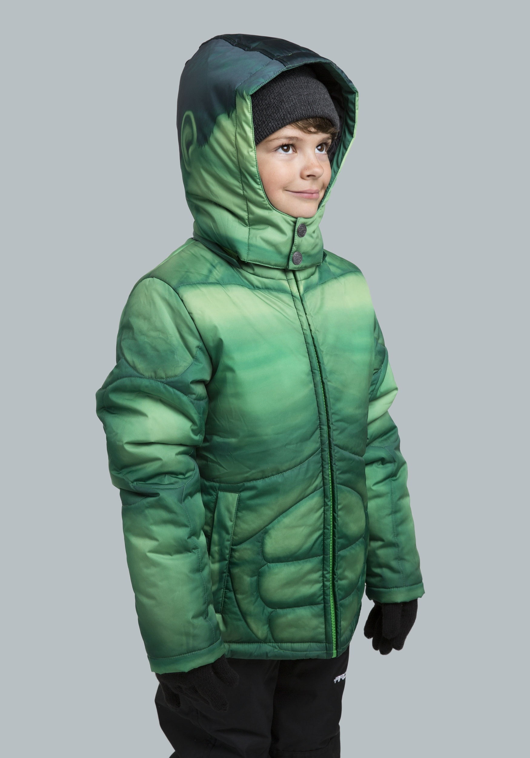 Kids Incredible Hulk Puffer Jacket