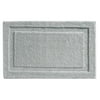 iDesign, Microfiber Non-Slip Shower Rug, 34" x 21", Gray