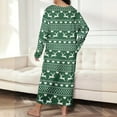 thumbnail image 7 of GILIGEGE Christmas Nightgown for Women Long Sleeve Round Neck Sleepwear Full Length Long Nightshirt Soft Loungewear Pajama Dress Cute Print Sleep Shirts for Women Christmas Gift, 7 of 7