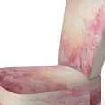 thumbnail image 4 of Designart "Horizon in Pink" Pink Abstract Landscape Upholstered Accent Chair - Modern Arm Chair For Living Room, 4 of 7