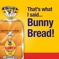 thumbnail image 2 of Bunny Bread Hamburger Buns, Enriched Sliced White Bread Hamburger Buns, 12 Count, Shelf-Stable, 2 of 15