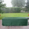 thumbnail image 6 of Outsunny 97" x 65" x 26" Heavy Duty Outdoor Sectional Sofa Cover, Waterproof Patio Furniture Cover for Weather Protection, Dark Green, 6 of 9