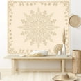 thumbnail image 4 of Gojian Boho Hippie Wall Tapestry for Bedroom Aesthetic, Indian Bohemian Tapestries Art Decor, Vintage Orange Mandala Floral Cool Vertical Wall Hanging for Living Room Dorm, 4 of 6